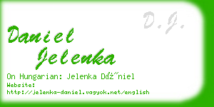 daniel jelenka business card
